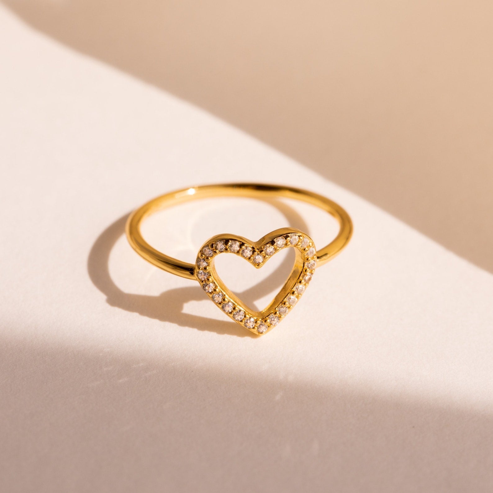 Eternal Love: Aphrodite Pave Heart Ring